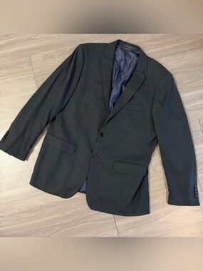 Indochino Custom Men's Charcoal Gray Wool Suit Jacket / Blazer | Men’s 42R